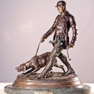 English Hunter with Hound
