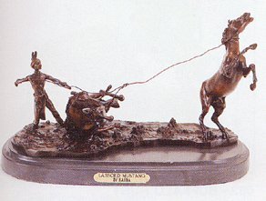 Lassoed Mustang